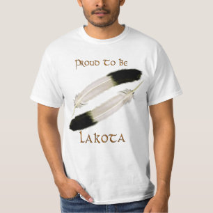 T-shirt Série amérindienne 'FIER D'ÊTRE LAKOTA'