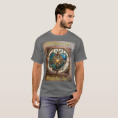 T-shirt Série Coeur en verre doré Steampunk Steampunk (Devant entier)