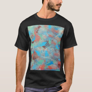 T-shirt Série colorée : texture arrière - plan abstraite.