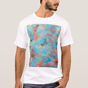 T-shirt Série colorée : texture arrière - plan abstraite.