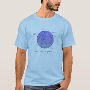 T-shirt Série d'astronomie - ce n'est pas un globe