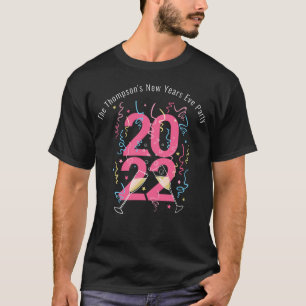 T-shirt Série de champagne du Nouvel An 2022