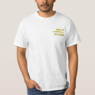 T-shirt Série de ciseaux de coupe des cheveux Professionn