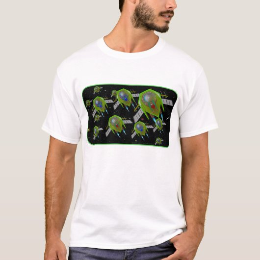 T-shirt Série de commandement vectoriels de l'escadron Z, (Devant)