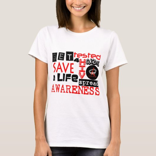 T-shirt Série de graffiti d'UNIHIV (Devant)