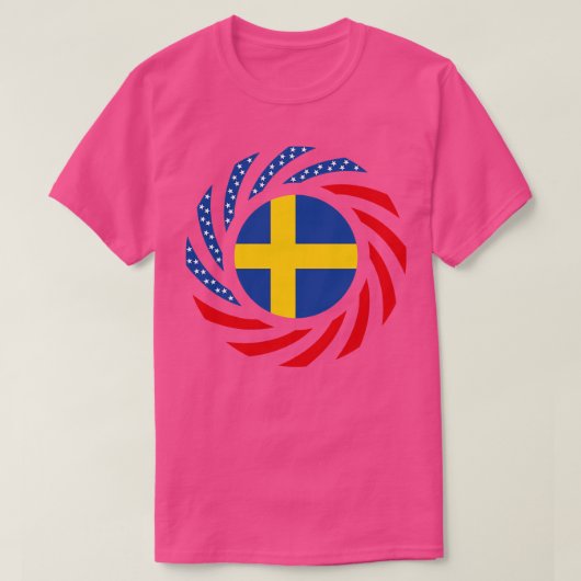 T-shirt Série Drapeau Multinationale Suédoise (Design devant)