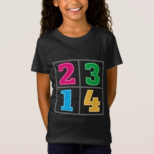 T-Shirt Série numérique 1234 (Devant)