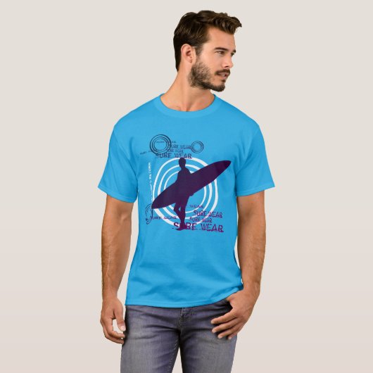 T-shirt Série surf (Devant entier)
