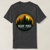 T-shirt Série TV Shady Pines Retirement Home 80s (Design devant)