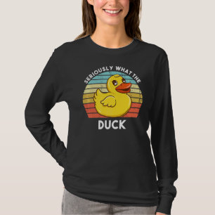 T-shirt Sérieusement Ce Canard Jaune Caoutchouc