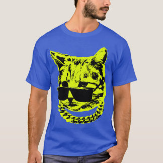 T-shirt Sérieux Cat Boss amis Cat