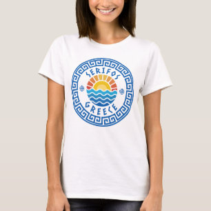 T-shirt Serifos, Grèce - Sunshine And Sea Women