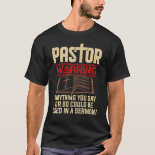 T-shirt Sermon d'avertissement des messagers prêcheur chré