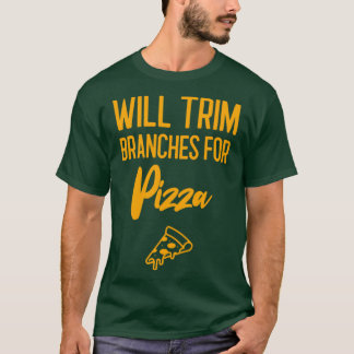 T-shirt Seront Rangements Branches Pour Pizza Arborist Cad