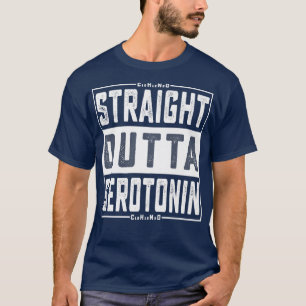 T-shirt Sérotonine Droite Funny Chimie Psycholog