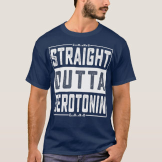 T-shirt Sérotonine Droite Funny Chimie Psycholog