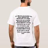 T-shirt serpent  (Dos)
