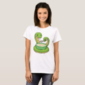 T-shirt Serpent à manger avec Muesli (Devant entier)