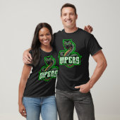 T-shirt Serpent à vigne vert (Unisexe)