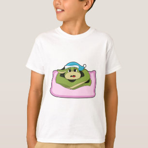 T-shirt Serpent au coucher avec casquette