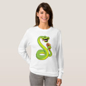 T-shirt Serpent au poulet (Devant entier)