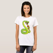 T-shirt Serpent au poulet (Devant entier)