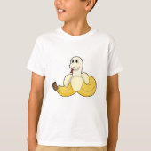 T-shirt Serpent avec banane (Devant)