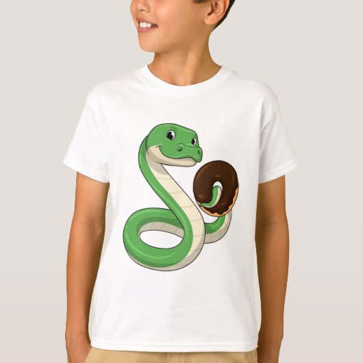 T-shirt Serpent avec beigne (Devant)