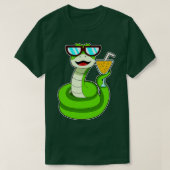 T-shirt Serpent avec boisson (Design devant)