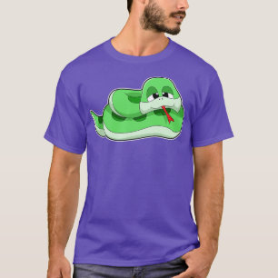 T-shirt Serpent avec des rideaux verts