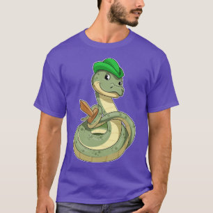 T-shirt Serpent avec épée