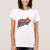 T-shirt Serpent avec fusée (Devant)