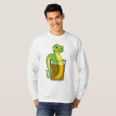 T-shirt Serpent avec jus (Devant entier)