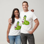 T-shirt Serpent avec lunettes de soleil & Réserver (Unisexe)