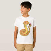 T-shirt Serpent avec muffin (Devant entier)