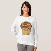 T-shirt Serpent avec muffin (Devant entier)