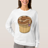 T-shirt Serpent avec muffin (Devant)