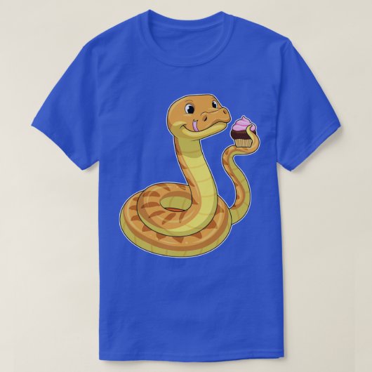 T-shirt Serpent avec muffin (Design devant)
