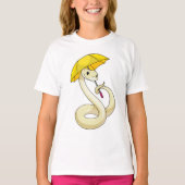 T-shirt Serpent avec parapluie (Devant)