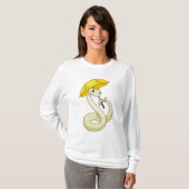 T-shirt Serpent avec parapluie (Devant entier)