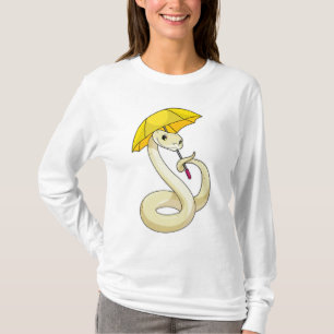 T-shirt Serpent avec parapluie