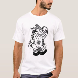 T-shirt Serpent avec tatouage à mains tatouées