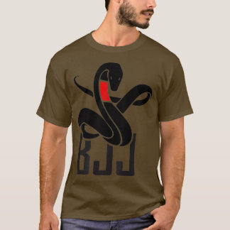 T-shirt Serpent brésilien Jiujitsu Mamba par ceinture noir