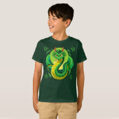 T-shirt Serpent chinois de zodiaque - Année du serpent (Devant entier)