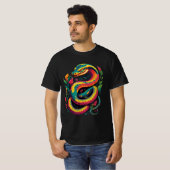 T-shirt Serpent coloré (Devant entier)