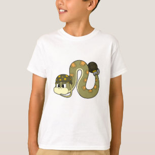 T-shirt Serpent comme soldat avec arme