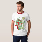 T-shirt Serpent d'argent (Devant entier)