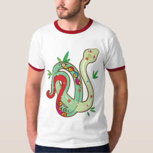 T-shirt Serpent d'argent