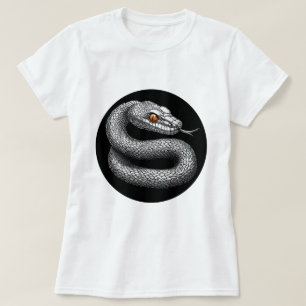 T-shirt Serpent d'argent