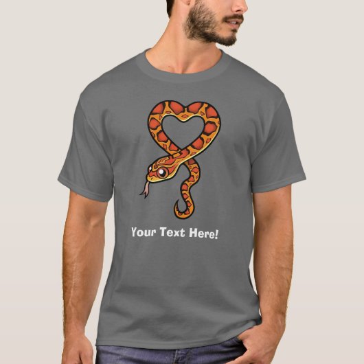 T-shirt Serpent de bande dessinée (Devant)
